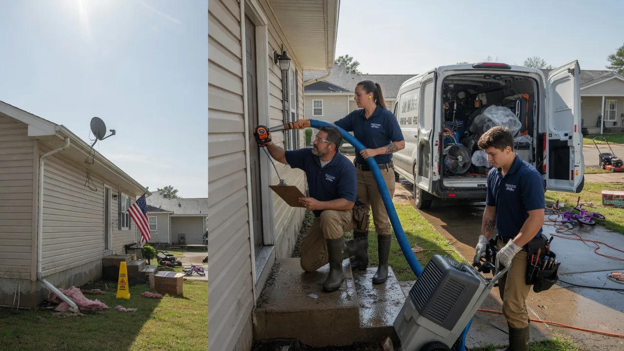 Ceiling Water Damage Restoration in Taylor, WI near me